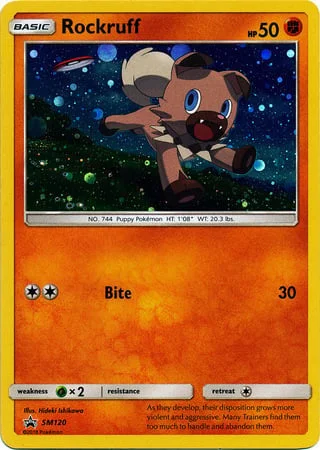 Rockruff — SM Black Star Promos