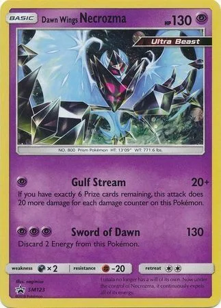 Dawn Wings Necrozma — SM Black Star Promos