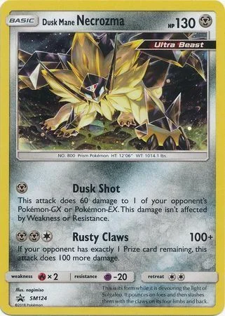 Dusk Mane Necrozma — SM Black Star Promos