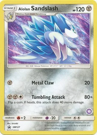 Alolan Sandslash — SM Black Star Promos