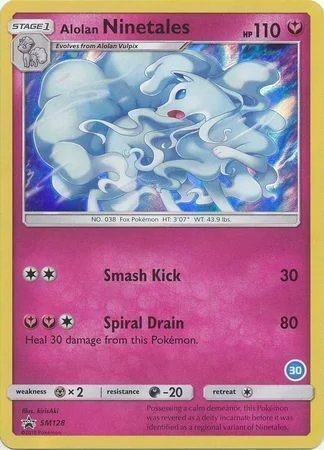 Alolan Ninetales — SM Black Star Promos