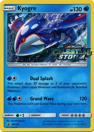 Kyogre — SM Black Star Promos