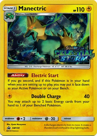 Manectric — SM Black Star Promos