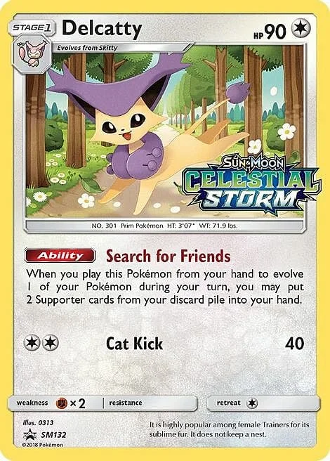 Delcatty — SM Black Star Promos
