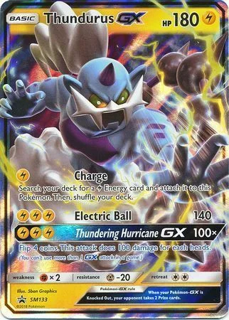 Thundurus GX — SM Black Star Promos