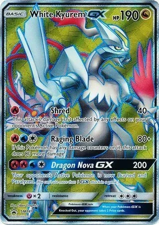 White Kyurem GX — SM Black Star Promos