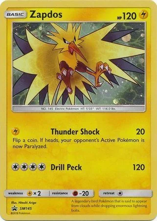 Zapdos — SM Black Star Promos