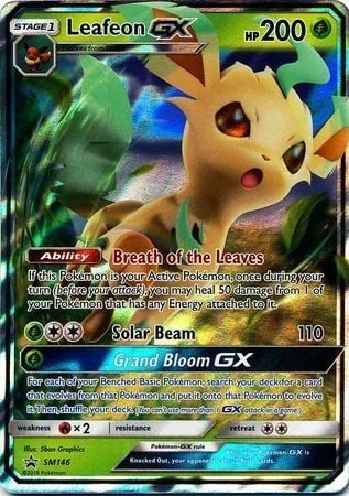 Leafeon GX — SM Black Star Promos