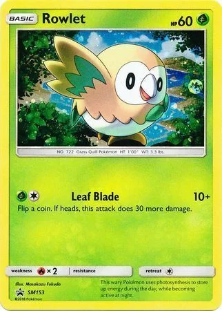 Rowlet — SM Black Star Promos