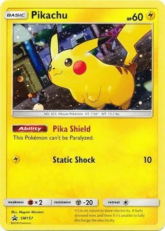 Pikachu — SM Black Star Promos