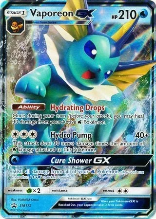 Vaporeon GX — SM Black Star Promos