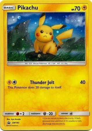 Pikachu — SM Black Star Promos