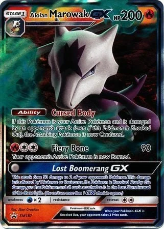Alolan Marowak GX — SM Black Star Promos