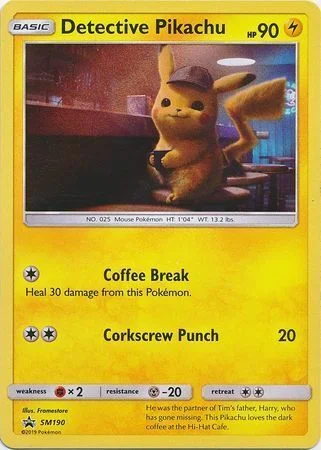 Detective Pikachu — SM Black Star Promos