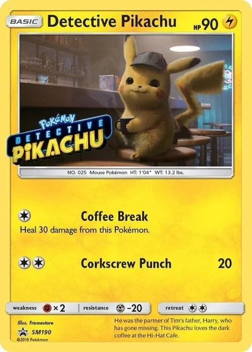 Detective Pikachu — SM Black Star Promos