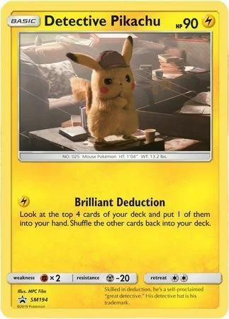 Detective Pikachu — SM Black Star Promos