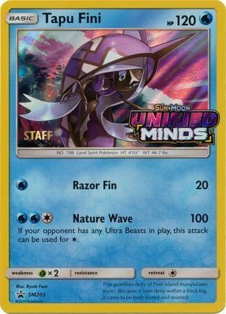 Tapu Fini — SM Black Star Promos