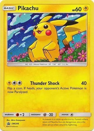Pikachu — SM Black Star Promos