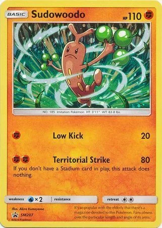 Sudowoodo — SM Black Star Promos
