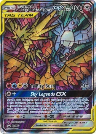 Moltres & Zapdos & ArticunoTag Team GX — SM Black Star Promos