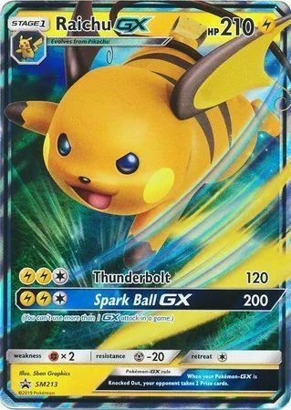 Raichu GX — SM Black Star Promos