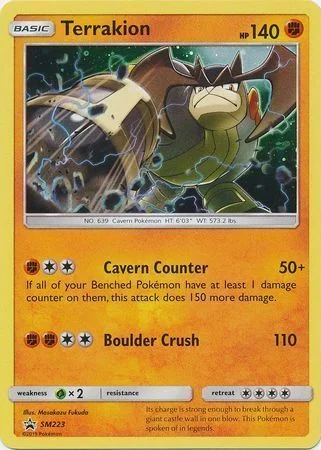 Terrakion — SM Black Star Promos