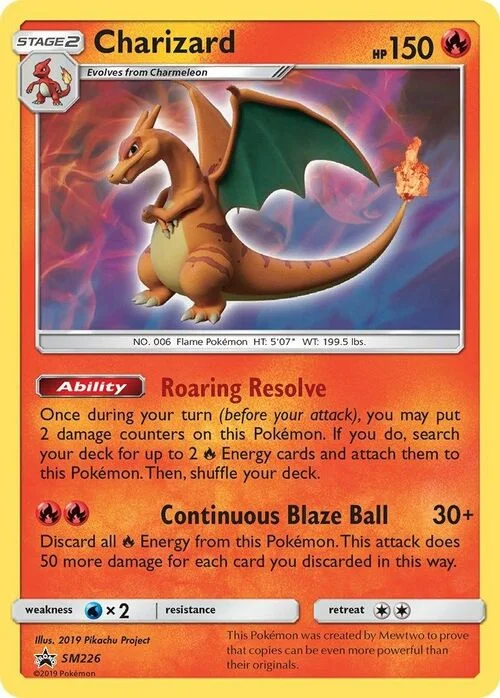 Charizard — SM Black Star Promos