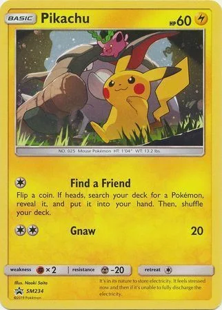 Pikachu — SM Black Star Promos