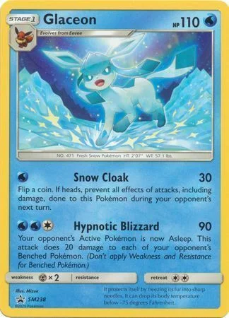 Glaceon — SM Black Star Promos