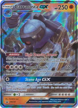 Carracosta GX — SM Black Star Promos