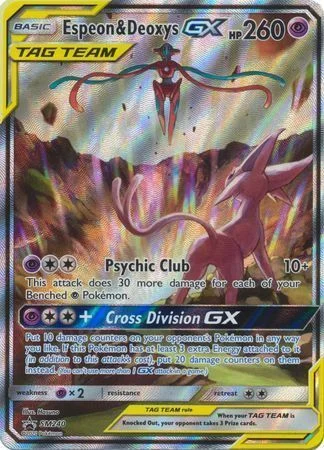 Espeon & Deoxys GX — SM Black Star Promos