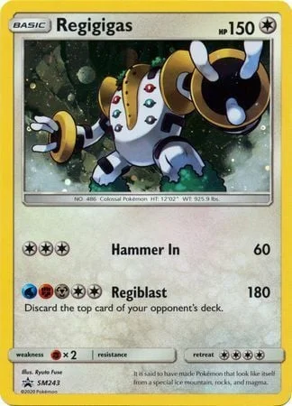Regigigas — SM Black Star Promos