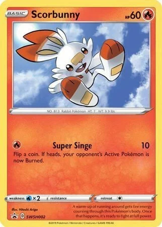 Scorbunny — SWSH Black Star Promos