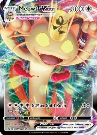 Meowth VMAX — SWSH Black Star Promos