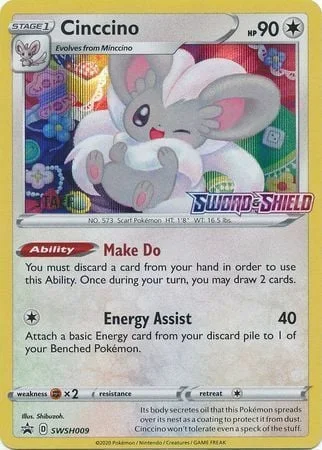 Cinccino — SWSH Black Star Promos