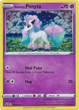 Galarian Ponyta — SWSH Black Star Promos
