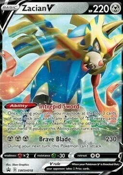 Zacian V — SWSH Black Star Promos