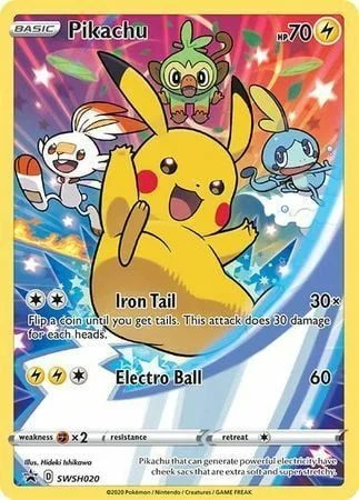Pikachu — SWSH Black Star Promos