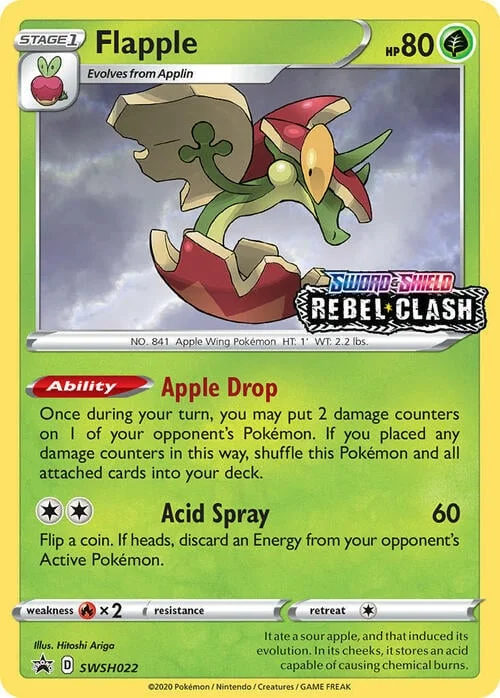 Flapple — SWSH Black Star Promos