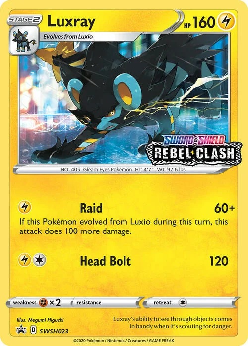 Luxray — SWSH Black Star Promos