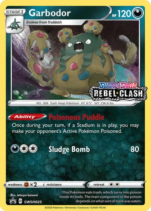 Garbodor — SWSH Black Star Promos