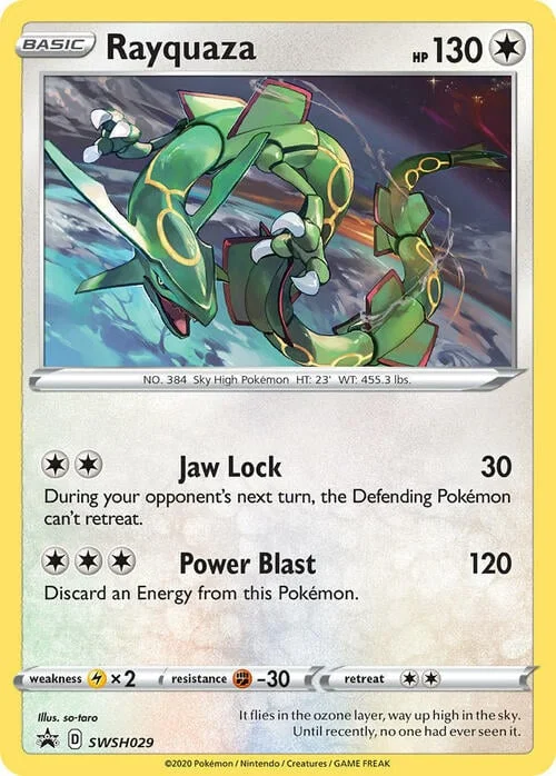 Rayquaza — SWSH Black Star Promos
