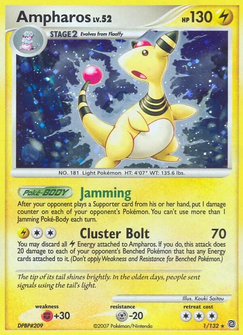 Ampharos Lv.52 — Secret Wonders