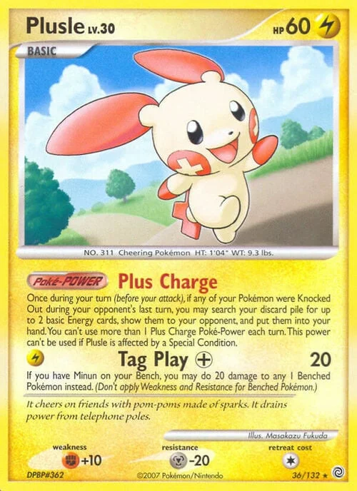 Plusle Lv.30 — Secret Wonders