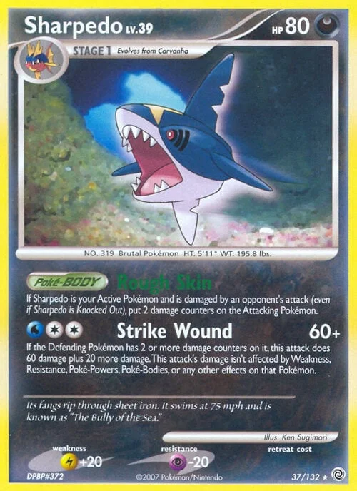 Sharpedo Lv.39 — Secret Wonders