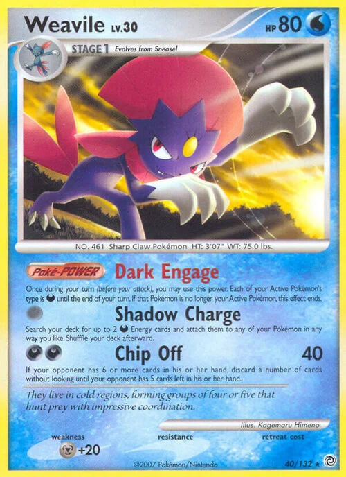 Weavile Lv.30 — Secret Wonders