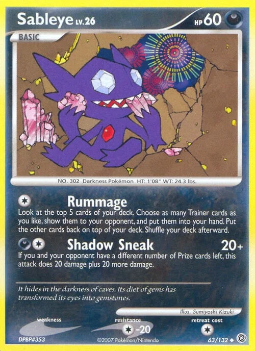 Sableye Lv.26 — Secret Wonders