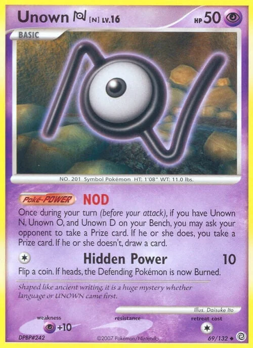 Unown [N] Lv.16 — Secret Wonders