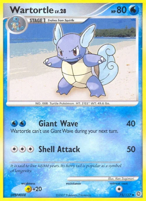 Wartortle Lv.28 — Secret Wonders