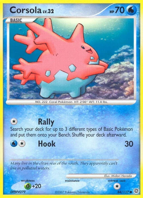 Corsola Lv.32 — Secret Wonders